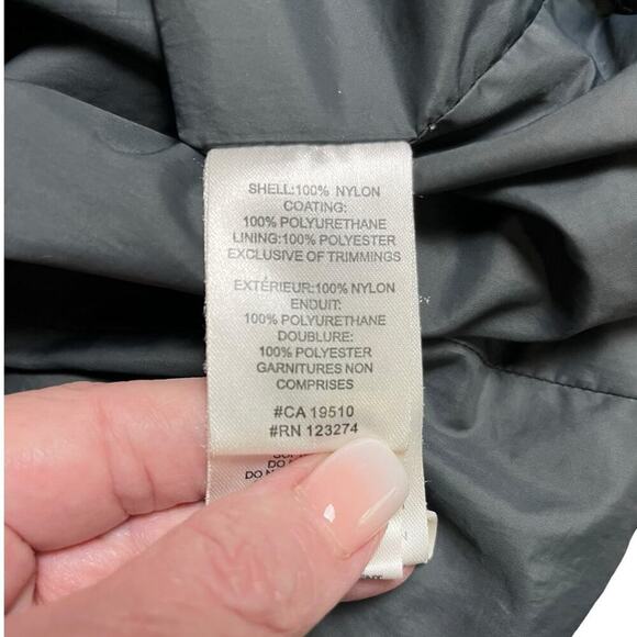 LOLE Hooded Raincoat Women's Navy Blue See Measurements Fits Like Large - Picture 5 of 8